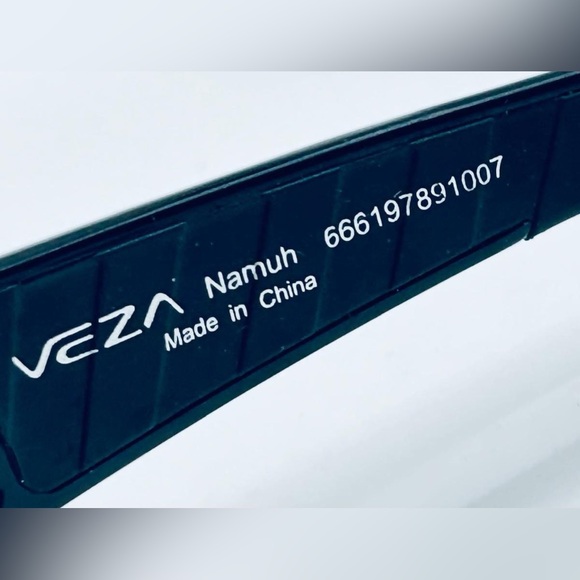 Veza Black Oval Sunglasses Frames Only - Picture 7 of 8